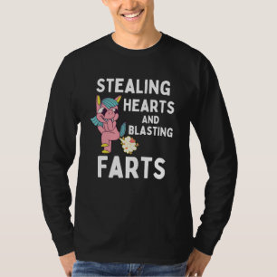 T-shirt Voler Les Coeurs Et Les Pièces De Vie Les Enfants