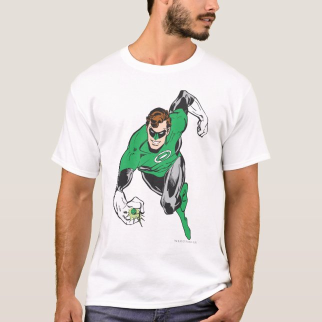 T-shirt Voler vers l'avant de la lanterne verte (Devant)