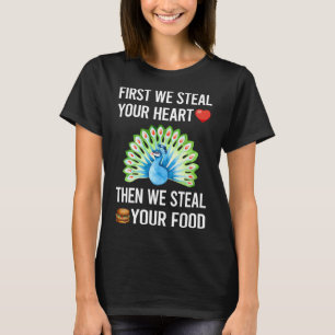 T-shirt Voler votre cœur Paon 203