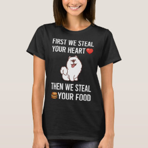 T-shirt Voler votre coeur Samoyed 09