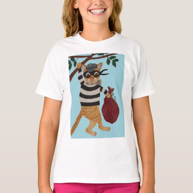 T-shirt Voleur de Chat (Devant)