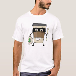 T-shirt Voleur de mug de café - Illustration de personnage
