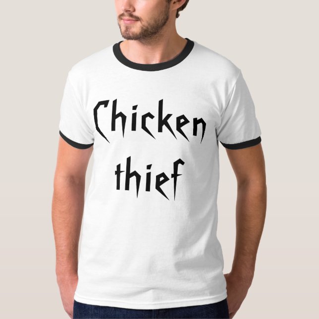 T-shirt Voleur de poulet (Devant)