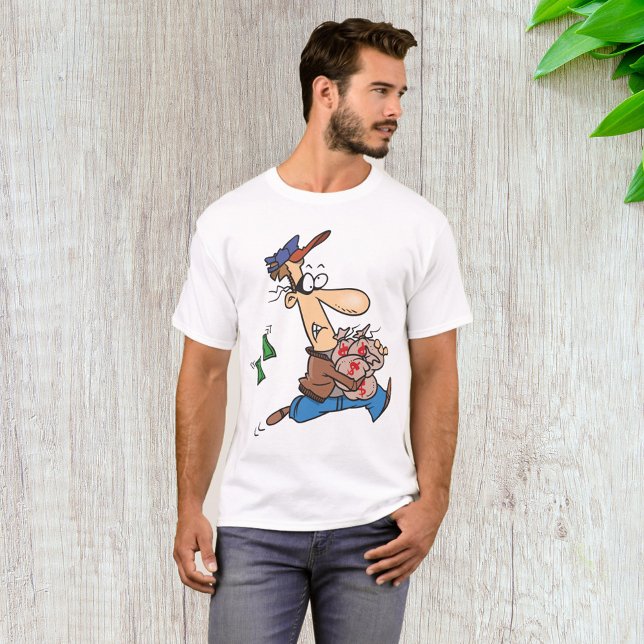 T-shirt Voleur volant de l'argent (Créateur téléchargé)
