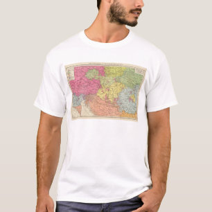 T-shirt Volkerkarte v Oesterreich Ungarn, Autriche Hongrie