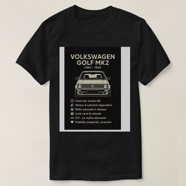 T-shirt volkswagen (Design devant)