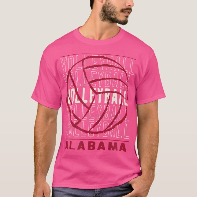 T-shirt Volley-ball Alabama (Devant)
