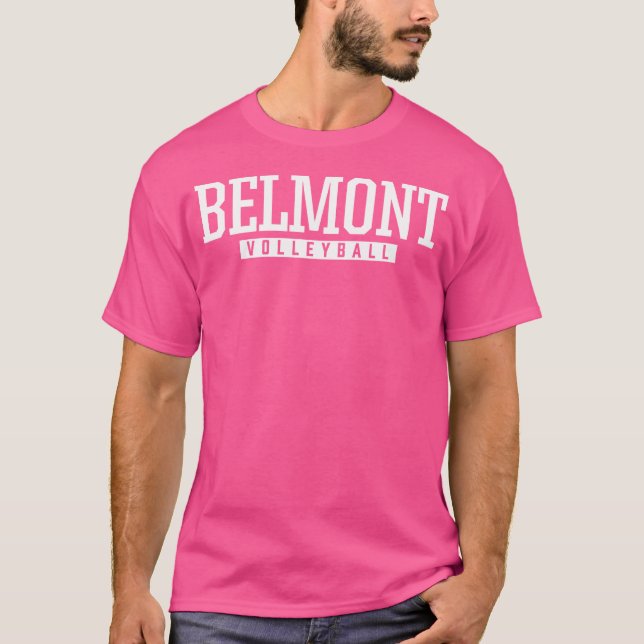 T-shirt Volley-ball au lycée de Belmont (Devant)