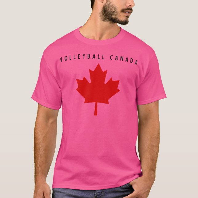T-shirt Volley-ball Canada (Devant)