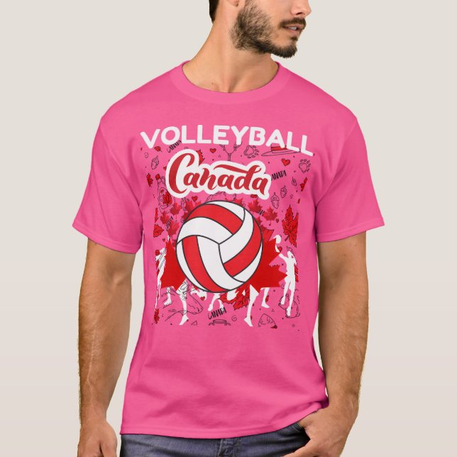 T-shirt Volley-ball Canada (Devant)