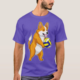 T-shirt Volley-ball Corgi