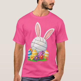 T-shirt Volley-ball de Pâques Bunny Jour de Pâques
