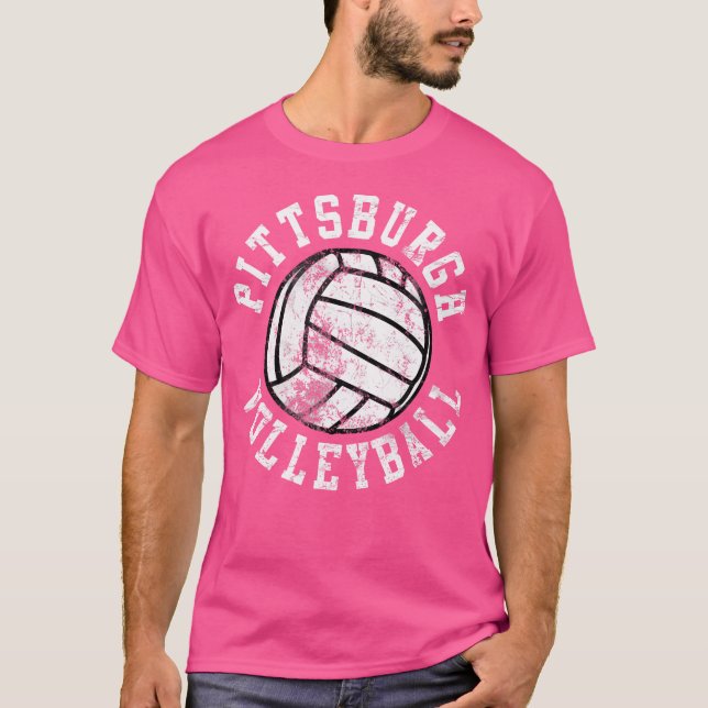 T-shirt Volley-ball de Pittsburgh (Devant)