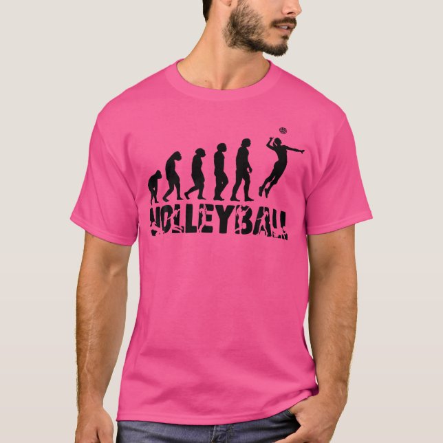 T-shirt Volley-ball Évolution Volley-ball Balls Volley-bal (Devant)