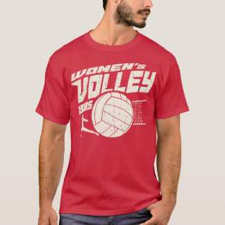 T-shirt Volley-ball féminin 80 vintage rétro