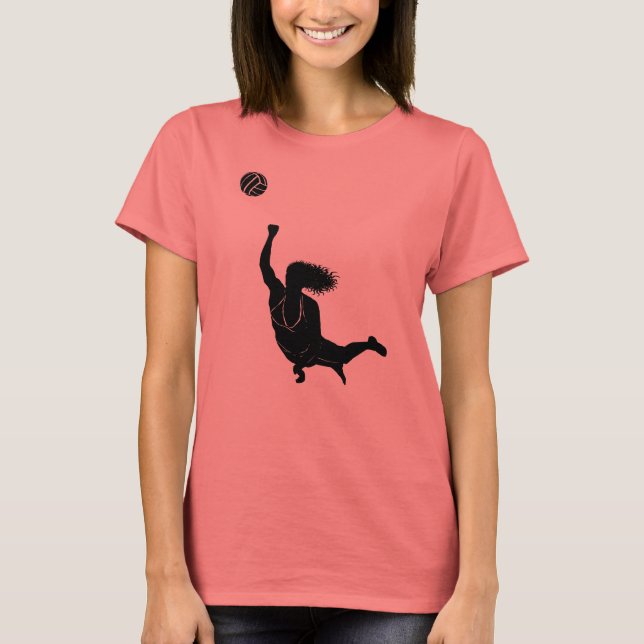 T-shirt Volley-ball fille V (Devant)