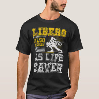 T-shirt Volley-ball For Men And Women Libero Donc Known As