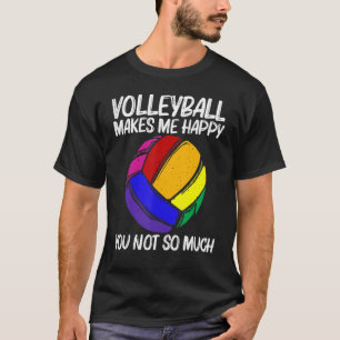 T-shirt Volley-ball Homme Femmes Volleyball Sport Joueur