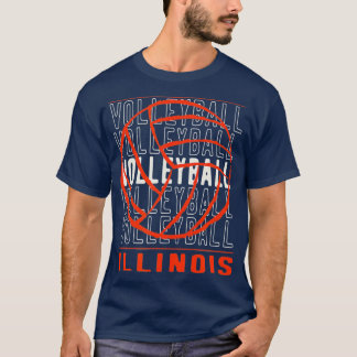 T-shirt Volley-ball Illinois