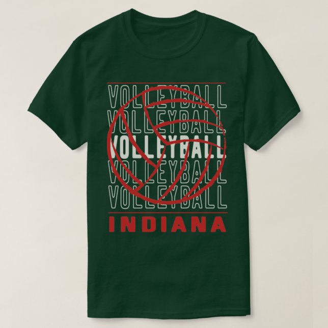 T-shirt Volley-ball Indiana (Design devant)