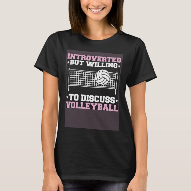T-shirt Volley-ball introduit volleyball (Devant)