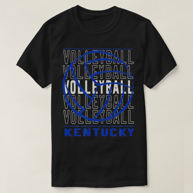 T-shirt Volley-ball Kentucky (Design devant)