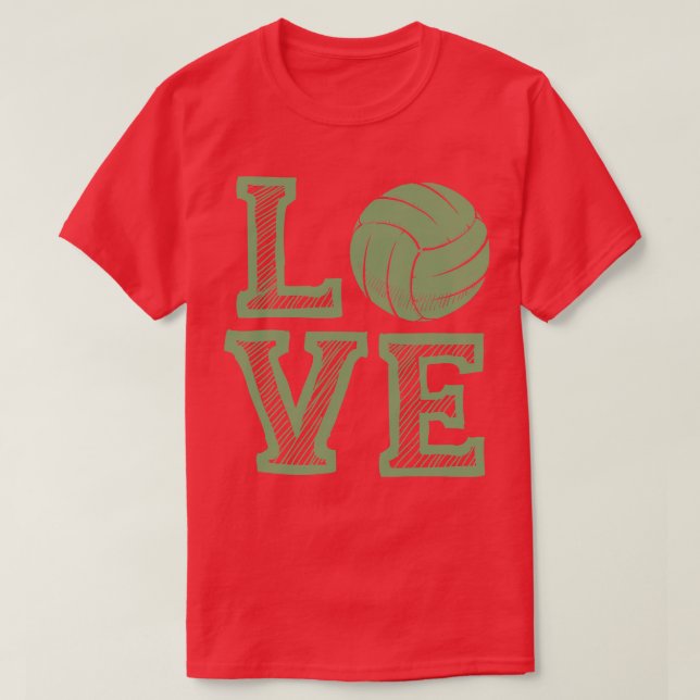 T-shirt Volley-ball Lover 2 (Design devant)