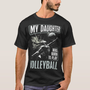 T-shirt Volley-ball Maman Mère Meilleure Mère Jamais Mères