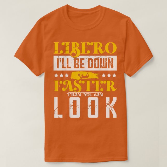 T-shirt Volley-ball masculin et féminin Joueur de volley-b (Design devant)