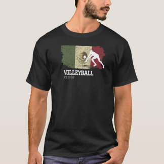 T-shirt Volley-ball Mexique Drapeau Équipe Plage Intérieur