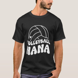 T-shirt Volley-Ball Nana Grandma Fier Nana De Volley-Ball