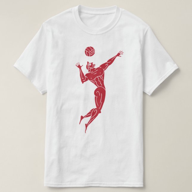 T-shirt Volley-ball olympique moderne (Design devant)
