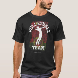 T-shirt Volley-ball Portugal Drapeau Filles Volleyball Fem