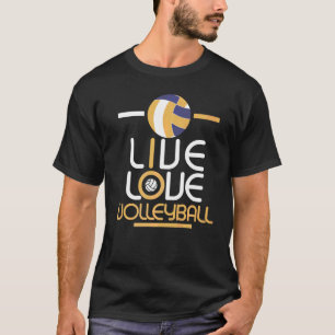 T-shirt Volley-Ball Pour Hommes Et Femmes