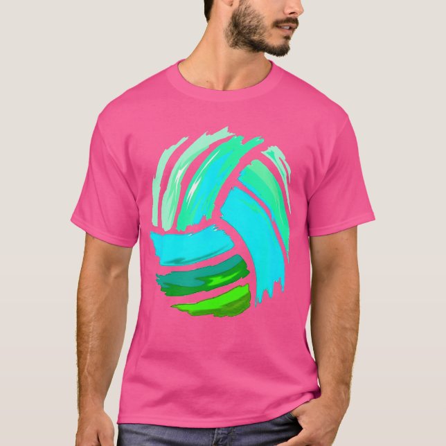 T-shirt Volley-ball pour les ns et les adultes (Devant)