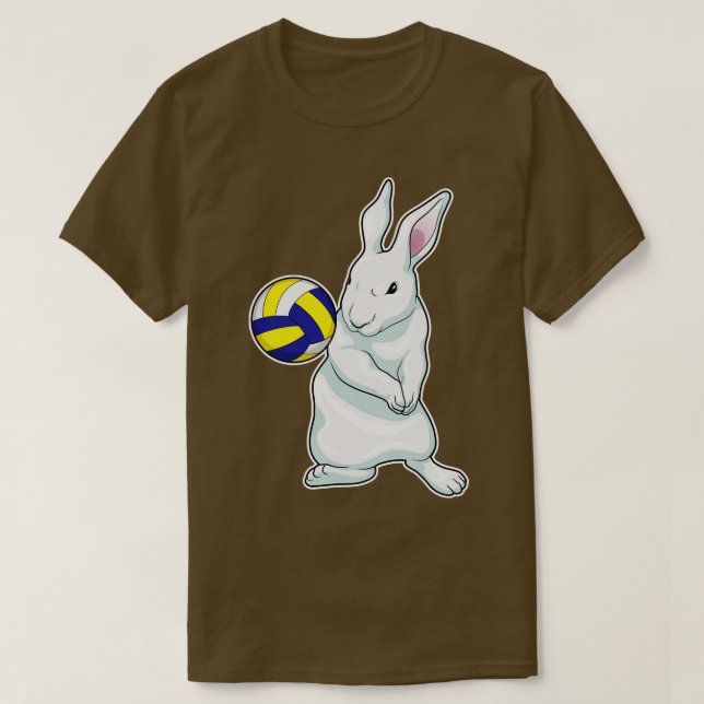 T-shirt Volley-ball Rabbit (Design devant)