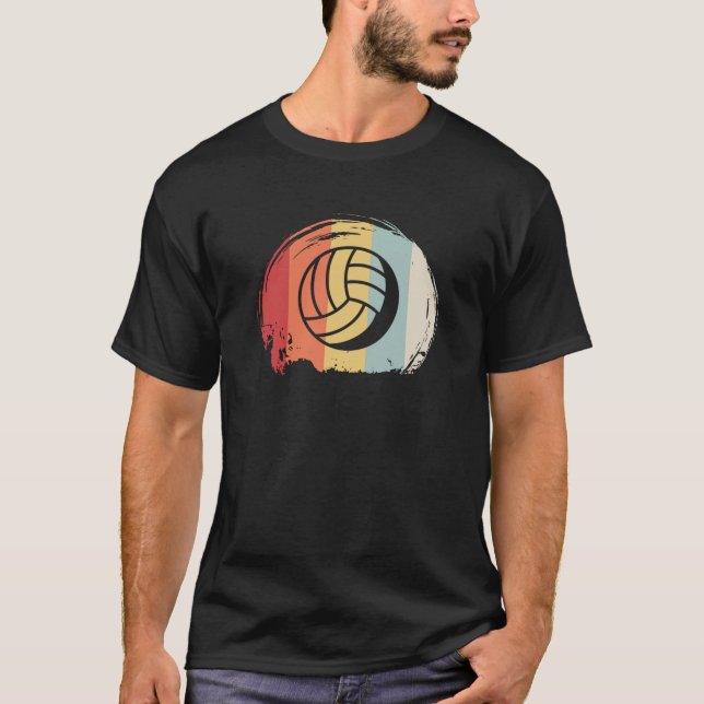 T-shirt Volley-ball rétro (Devant)