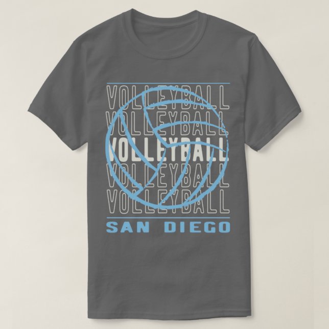 T-shirt Volley-ball San Diego (Design devant)