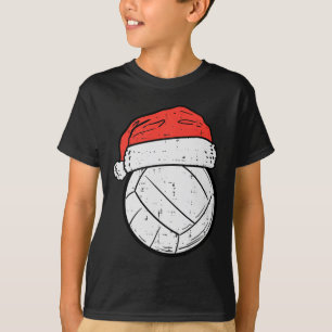 T-shirt Volley-ball Santa Hat Sports Noël Noël Noël