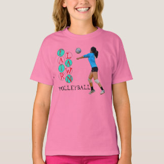 T-shirt Volley-ball sur pelouse