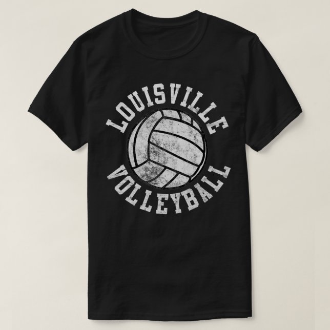 T-shirt Volley-ball vintage Louisville (Design devant)