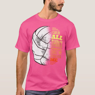 T-shirt Volley Et Jésus