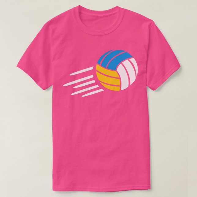 T-shirt Volley sur plage rapide (Design devant)