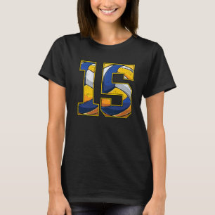 T-shirt Volleyball 15e anniversaire garçon fille Quinze 15