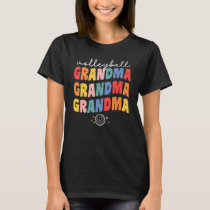 T-shirt Volleyball Ball Grandma Nana Pour Femmes Voll Supe