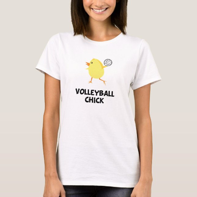 T-shirt Volleyball Chick (Devant)