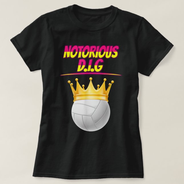 T-shirt Volleyball Citation notoire d'amusement de creusem (Design devant)
