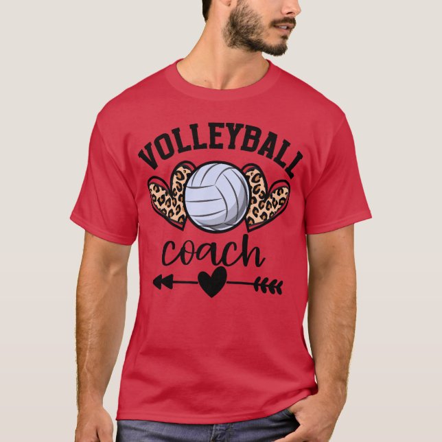 T-shirt Volleyball Coach Womens Volleyball Coach Game frie (Devant)