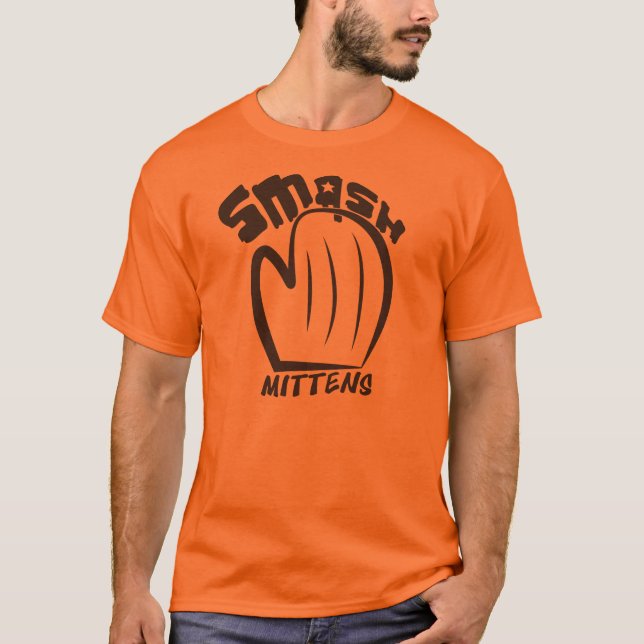 T-shirt Volleyball de mitaines de fracas (Devant)