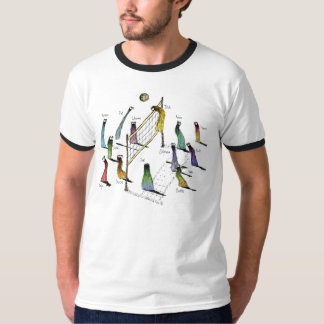 T-shirt Volleyball de Phurfoo - avec des noms